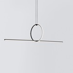 Arrangements Round Small Two Element Suspension - Black