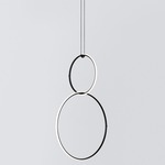 Arrangements Round Small Two Element Suspension - Black