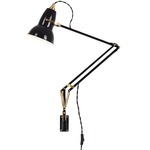 Original 1227 Brass Wall Mounted Task Lamp - Jet Black Gloss