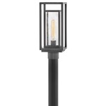Republic 120V Outdoor Post / Pier Mount - Oil Rubbed Bronze / Clear Seedy