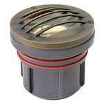 Grill Top 12V MR16 Well Light - Matte Bronze / Clear