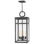 Porter Outdoor Pendant - Aged Zinc / Clear