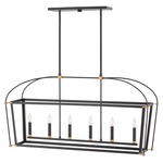 Selby Linear Chandelier - Black