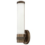 Remi Wall Light - Champagne Bronze / Etched White