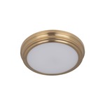 X66 Series Ceiling Light Fixture - Satin Brass / White