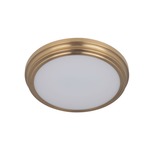 X66 Series Ceiling Light Fixture - Satin Brass / White