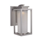 Vailridge Outdoor Wall Light - Stainless Steel / White Frosted