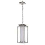 Vailridge Outdoor Pendant - Stainless Steel / White Frosted