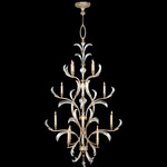 Beveled Arcs Style 4 Chandelier - Silver / Crystal