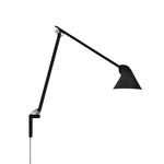 NJP Plug-in Swing Arm Wall Light - Black