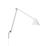 NJP Plug-in Swing Arm Wall Light - White