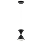 Kordan Pendant - Matte Black / Polished Nickel