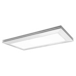 Sloane Linear Ceiling Light - White / White