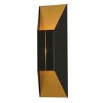 Summit Wall Sconce - Black / Gold
