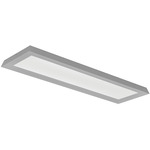 Zurich Linear Ceiling Light - Satin Nickel / White