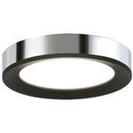 Alta Ceiling Light - Chrome / Black / White