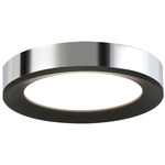 Alta Ceiling Light - Black / Chrome / White