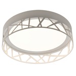 Boon Ceiling Light - White / White