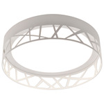 Boon Ceiling Light - White / White