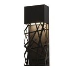 Boon Outdoor Wall Light - Black / Frosted