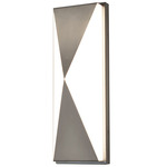 Novara Wall Sconce - Satin Nickel / White