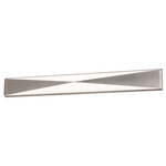 Novara Bathroom Vanity Light - Satin Nickel / White