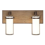 Arden Bathroom Vanity Light - Walnut / Oil Rubbed Bronze / Clear / White