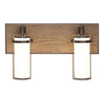 Arden Bathroom Vanity Light - Oil Rubbed Bronze / White