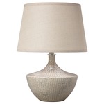 Basketweave Table Lamp - Natural