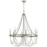 Beverly Chandelier - Distressed White