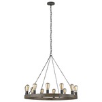 Avenir Chandelier - Antique Forged Iron