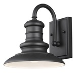 Redding Station Outdoor Wall Light - Textured Black