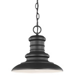 Redding Station Outdoor Pendant - Textured Black