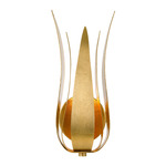 Broche Wall Sconce - Antique Gold