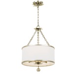 Broche Chandelier                     - Antique Silver / White