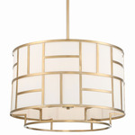 Danielson Chandelier - Vibrant Gold / White