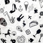 Symbols for XL Lightbox - Discontinued Model - Black