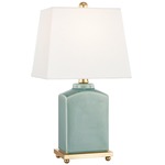 Brynn Table Lamp - Jade / Off White