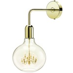 King Edison Wall Light - Gold / Clear