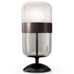 Futura Table Lamp - Matte Black / Smoke / Brown