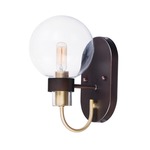 Bauhaus Wall Light - Bronze / Clear