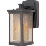 Bungalow LED E26 Outdoor Wall Light - Bronze / Clear Seedy