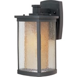Bungalow LED E26 Outdoor Wall Light - Bronze / Clear Seedy