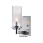 Crescendo Wall Light - Satin Nickel / Clear / Frosted