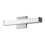 Spec Bathroom Vanity Light - Satin Nickel / White