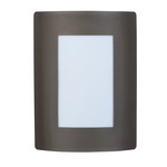 View LED E26 Outdoor Wall Light - Bronze / White
