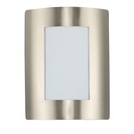 View LED E26 Outdoor Wall Light - Stainless Steel / White