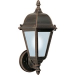 Westlake 65102 LED E26 Outdoor Wall Light - Rust Patina / Frosted