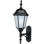 Westlake 65103 LED E26 Outdoor Wall Light - Black / Clear