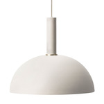 Dome Pendant - Light Grey Socket / Light Grey Shade